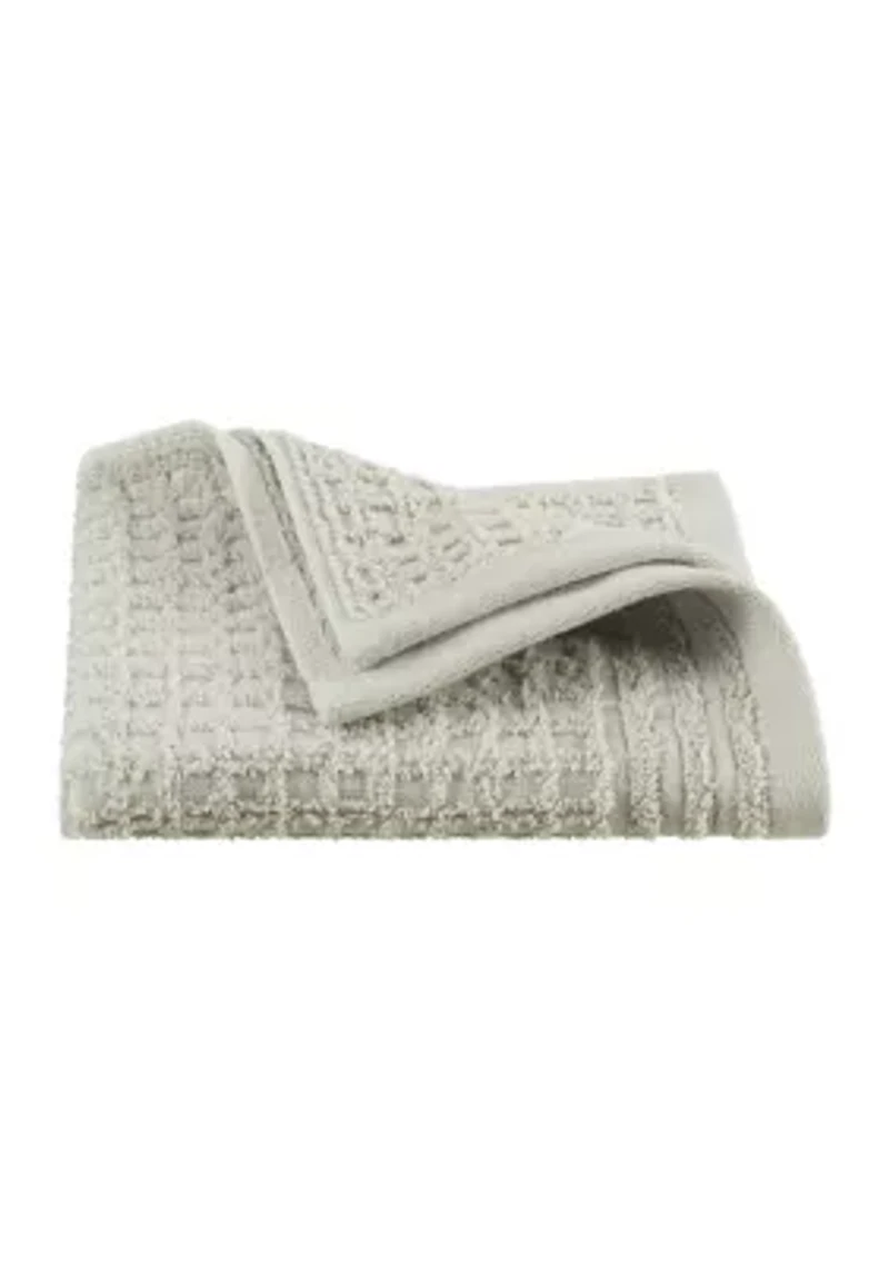 Sculpted Terry Washcloth
