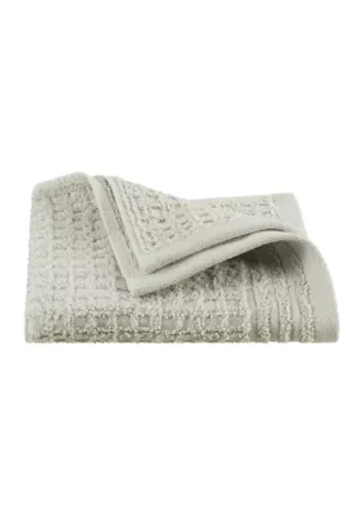 Sculpted Terry Washcloth