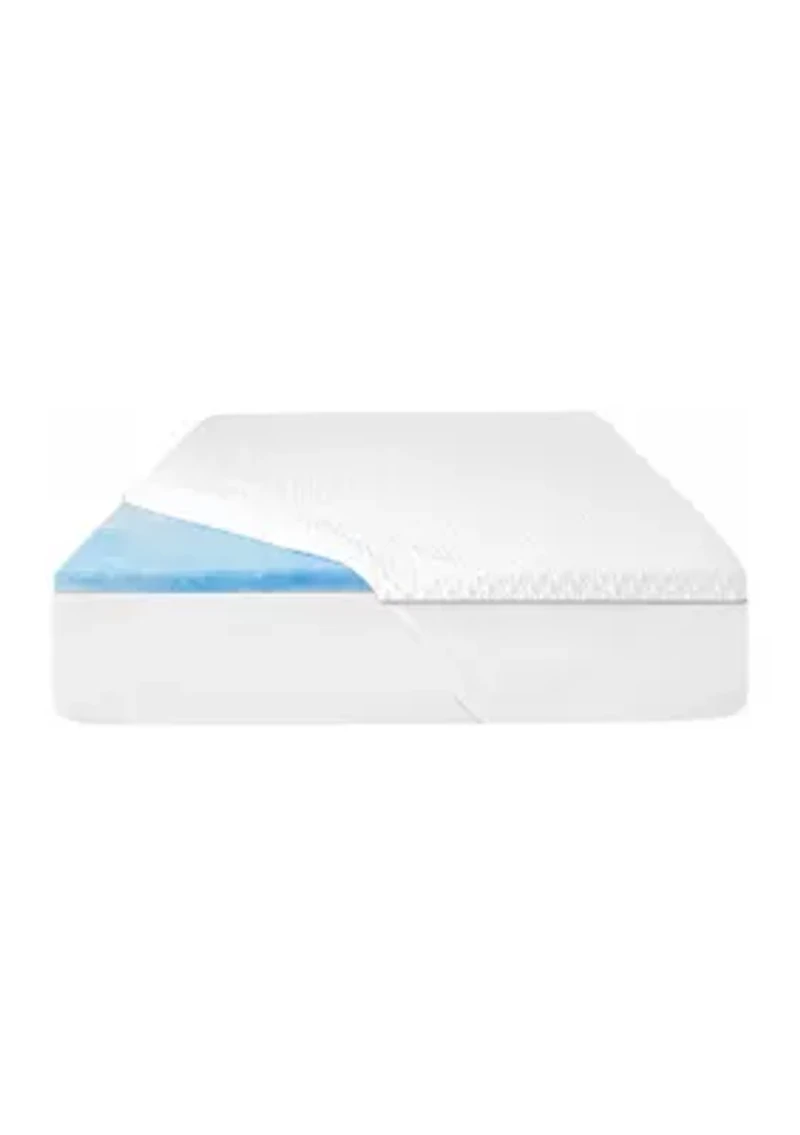 2 Inch SealyChill™ Gel Memory Foam Mattress Topper with Cover