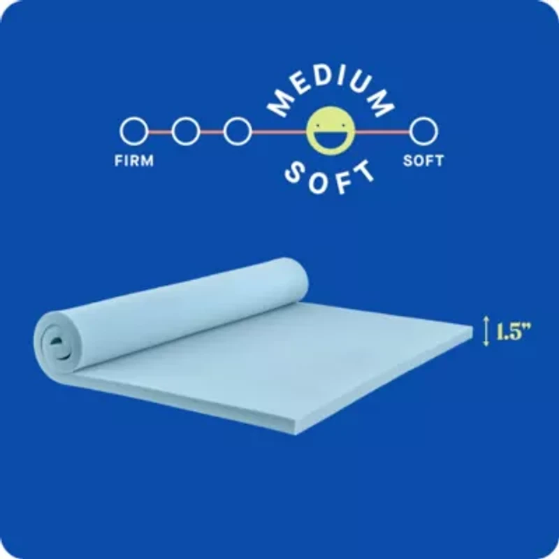 Sealy® Dreamlife™ 1.5” Gel Memory Foam Mattress Topper