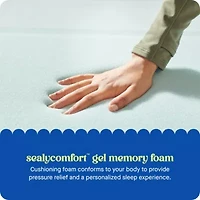 Sealy® Dreamlife™ 2” Gel Memory Foam Mattress Topper
