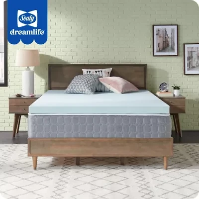 Sealy® Dreamlife™ 3” Gel Memory Foam Mattress Topper