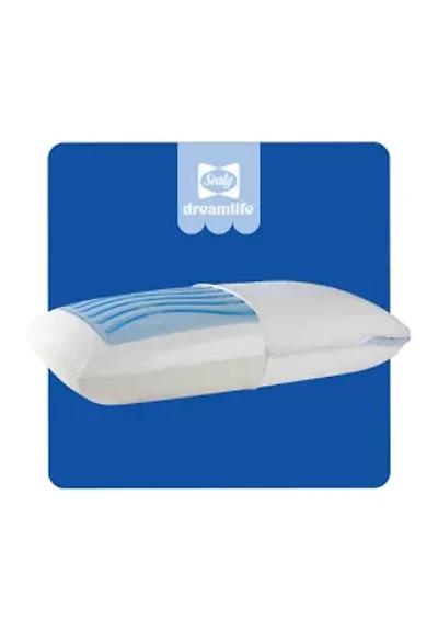  Dreamlife™ Memory Foam Gel Standard Size Bed Pillow