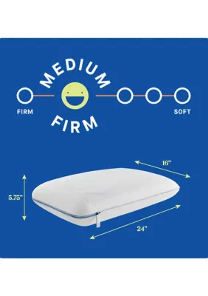  Dreamlife™ Memory Foam Gel Standard Size Bed Pillow