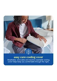 Dreamlife™ Molded Contour Memory Foam Standard Size Bed Pillow