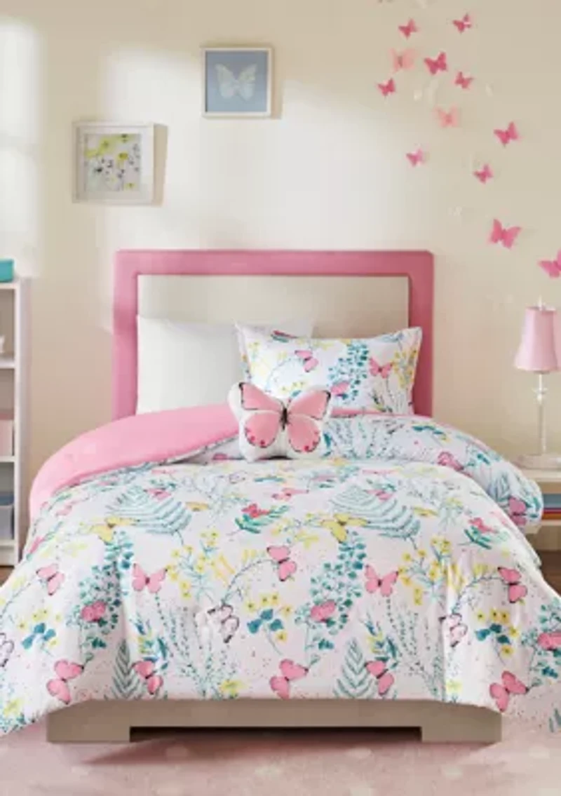 Cynthia Butterfly Comforter Set