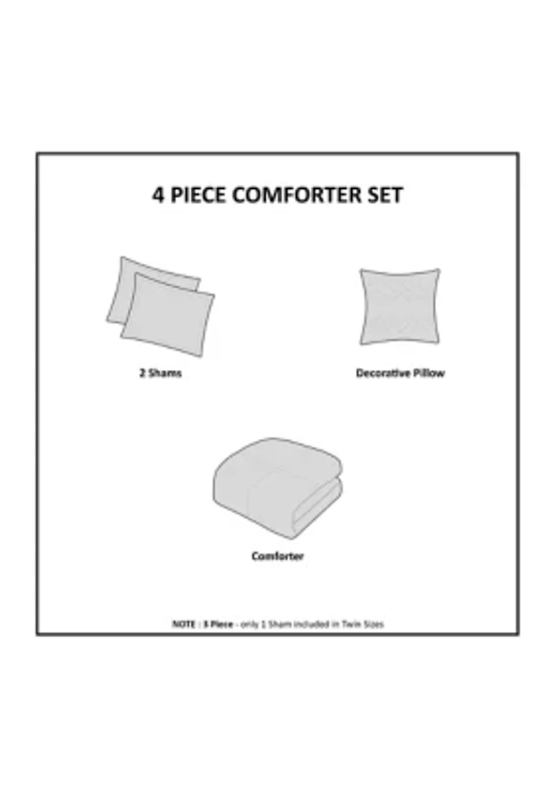 Quinny Glow The Dark Plush Comforter Set