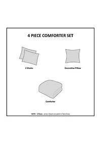 Quinny Glow The Dark Plush Comforter Set