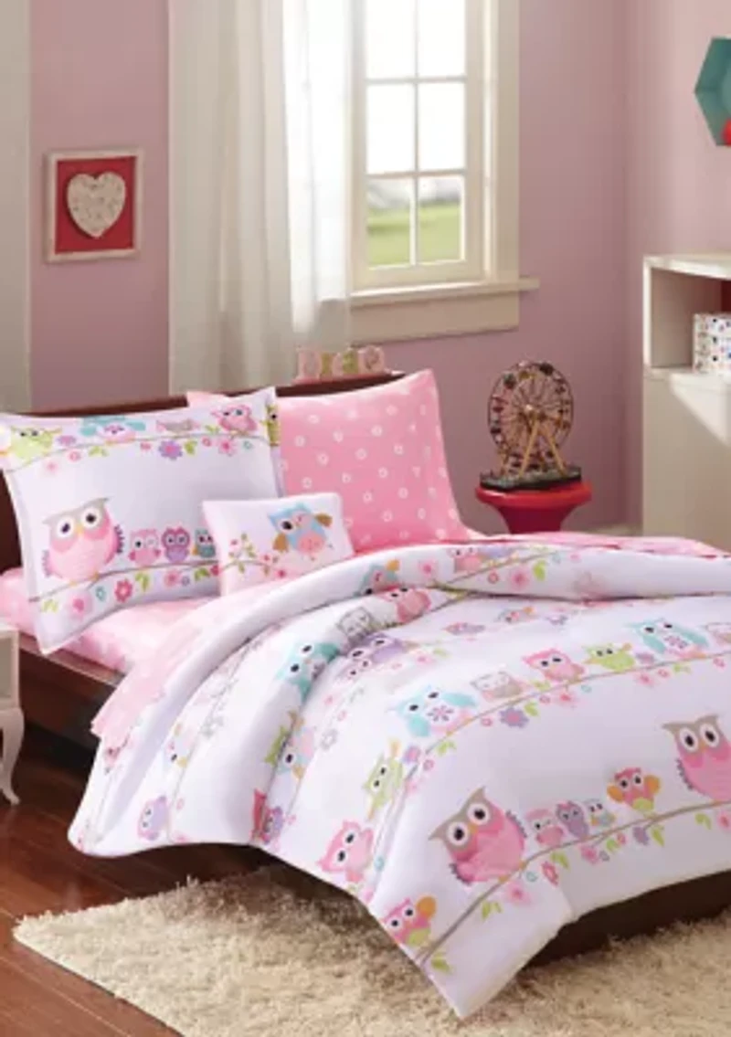 Wise Wendy Owl Complete Bed and Sheet Set