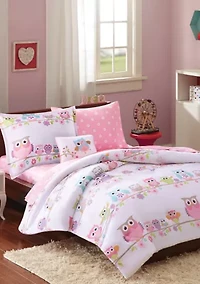 Wise Wendy Owl Complete Bed and Sheet Set