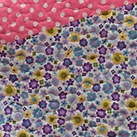 Crazy Daisy Reversible Coverlet Set