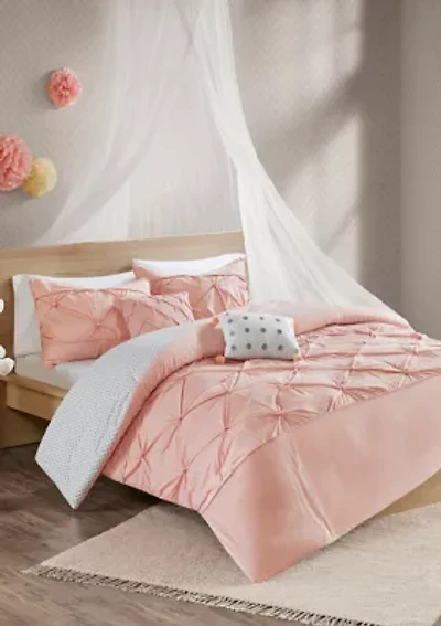 Aurora Reversible Duvet Cover Set