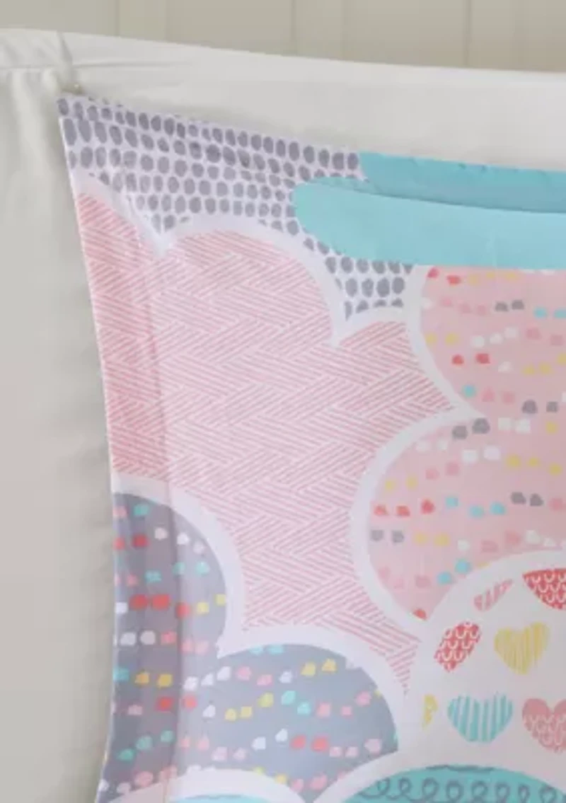Soft Pink Cloud Duvet Cover Set