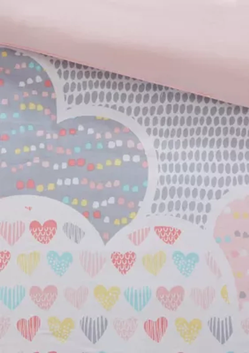 Soft Pink Cloud Duvet Cover Set