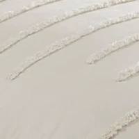 Mercer 3 Piece Cotton Chenille Comforter Set