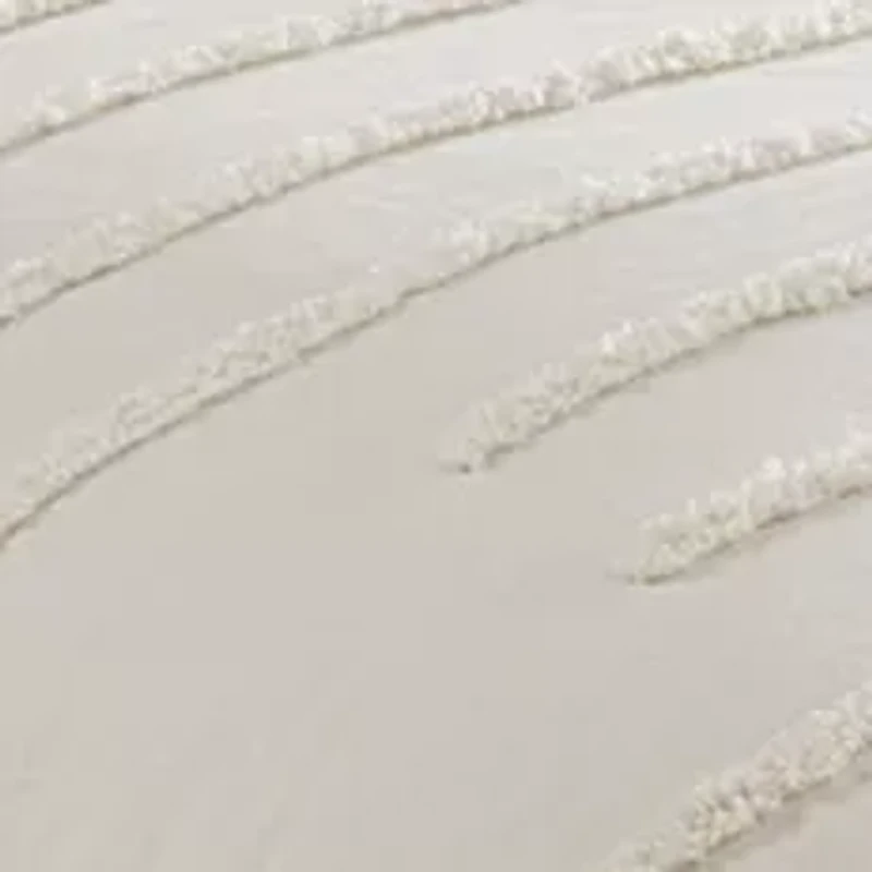 Mercer 3 Piece Cotton Chenille Duvet Cover Set