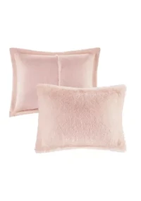 Malea Shaggy Faux Fur Comforter Mini Set