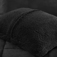 Alton Plush to Sherpa Down Alternative Comforter Set