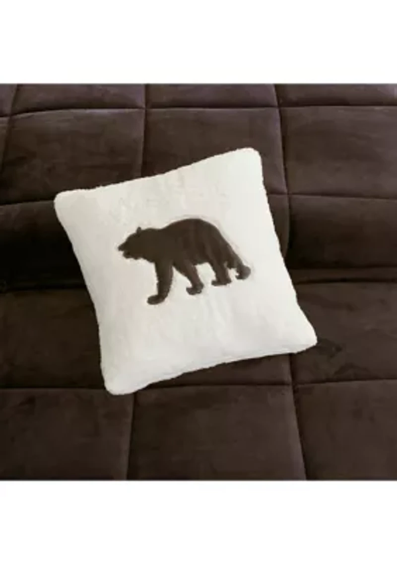 Alton Plush to Sherpa Down Alternative Comforter Set