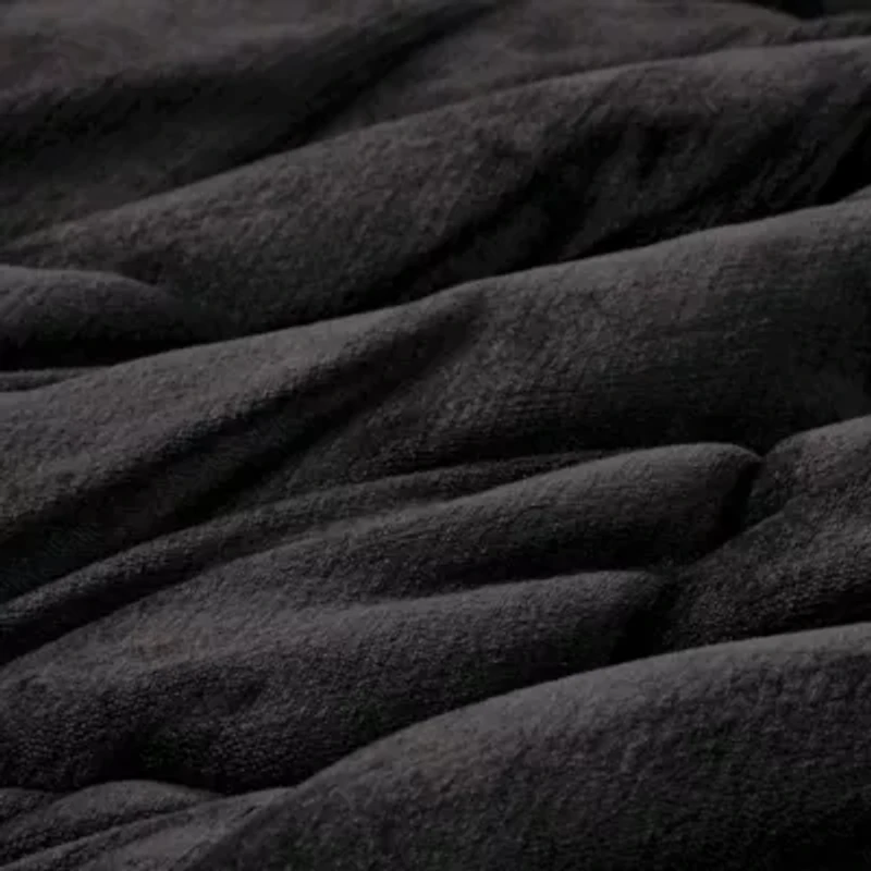 Alton Plush to Sherpa Down Alternative Comforter Set