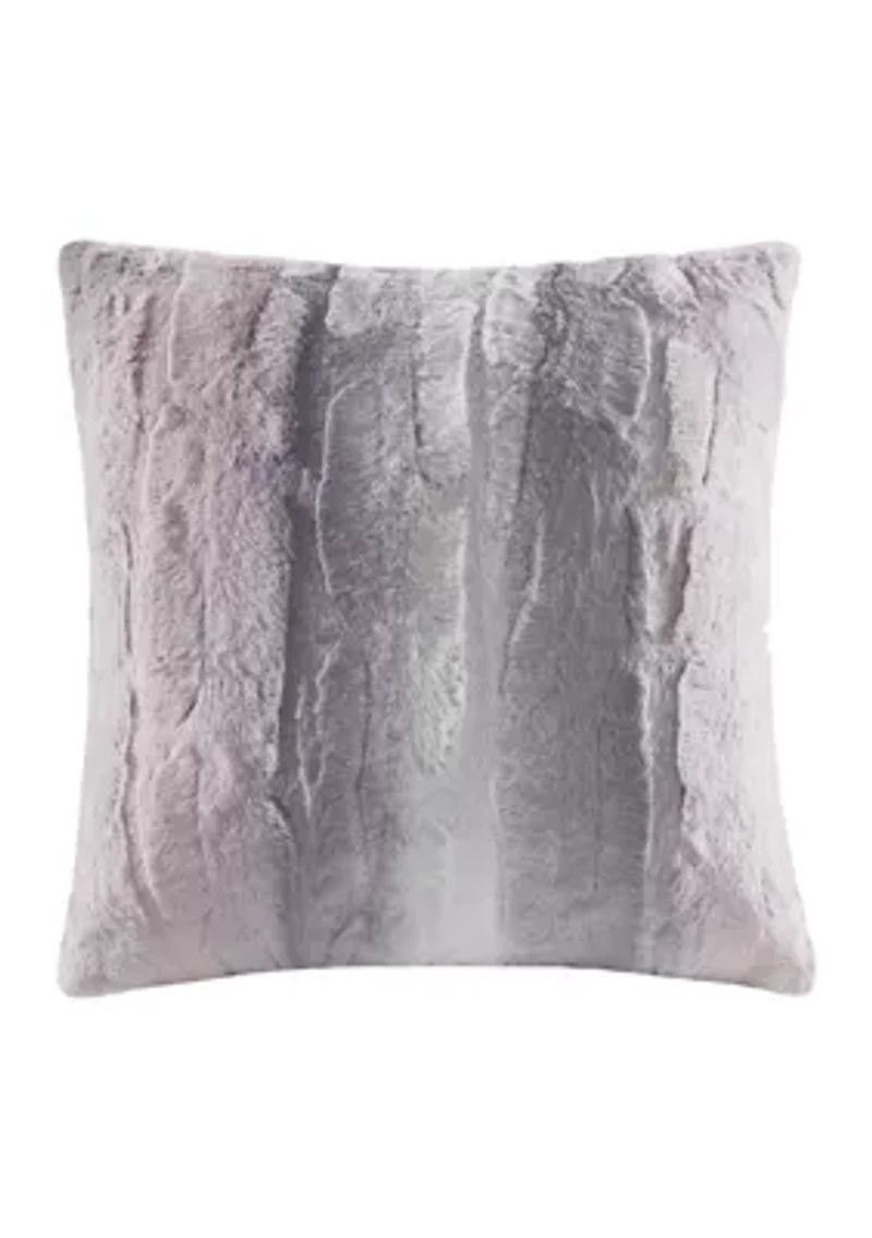 Zuri Faux Fur Square Pillow