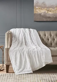 Zuri Oversized Faux Fur Throw