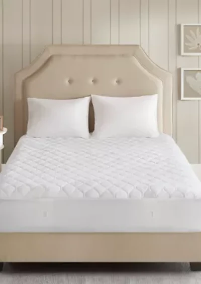 Heated Microfiber Mattress Pad with 3M Scotchgard