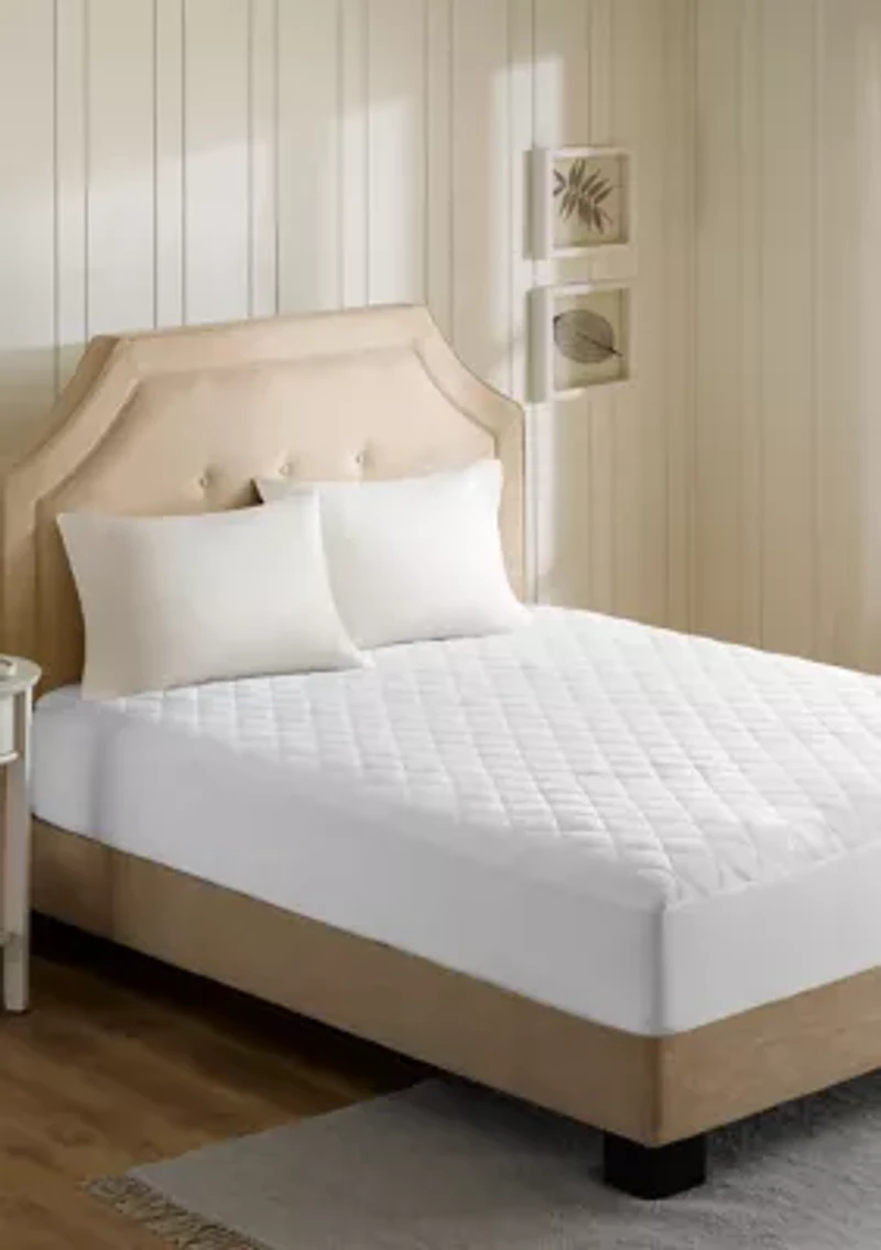Heated Microfiber Mattress Pad with 3M Scotchgard