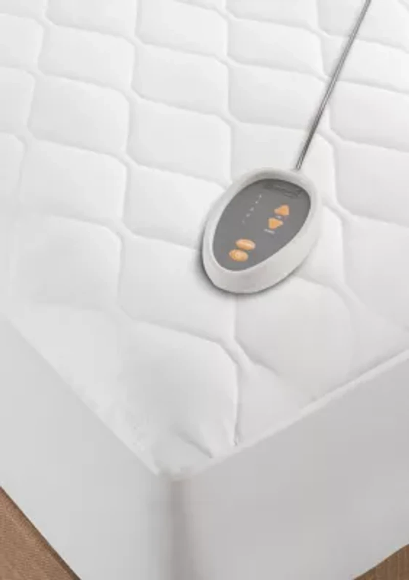 Heated Microfiber Mattress Pad with 3M Scotchgard