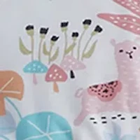 Iris Woodland Animals Cotton Reversible Comforter Set