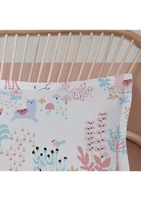 Iris Woodland Animals Cotton Reversible Comforter Set