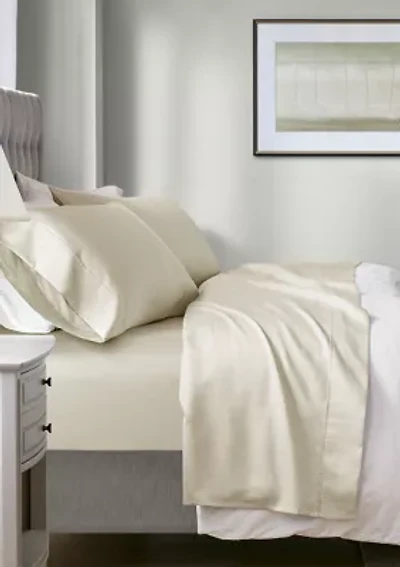 1000 Thread Count HeiQ Smart Temperature Cotton Blend 4 PC Sheet Set