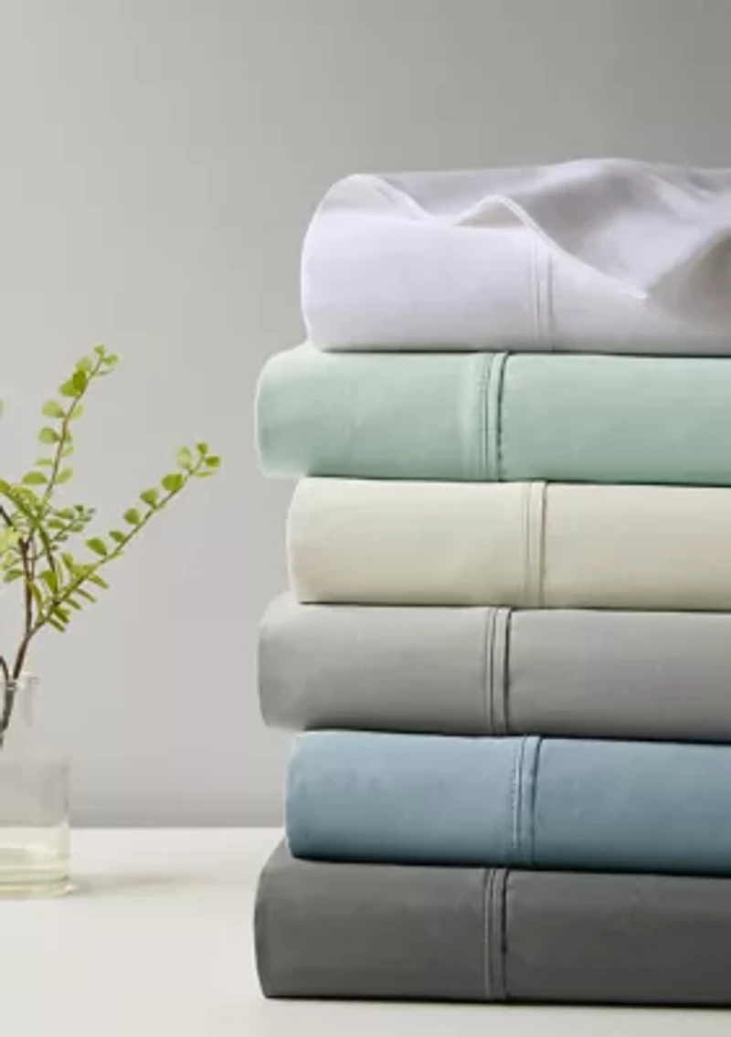 1000 Thread Count HeiQ Smart Temperature Cotton Blend 4 PC Sheet Set