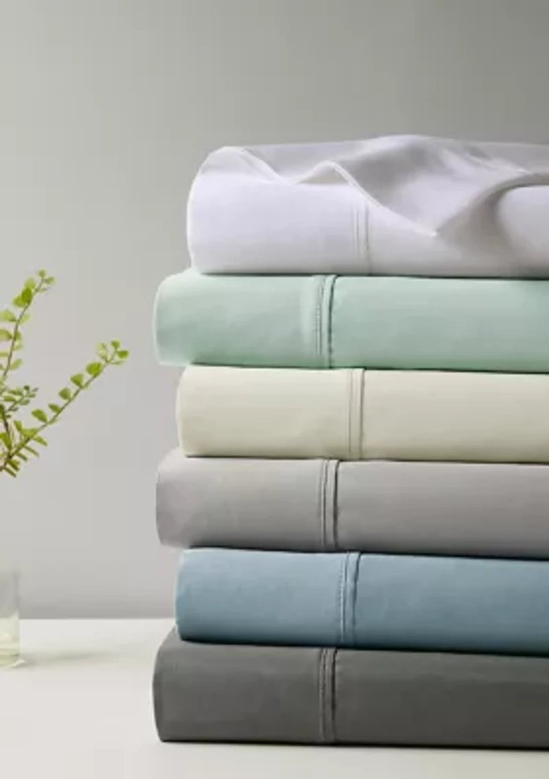 1000 Thread Count HeiQ Smart Temperature Cotton Blend 4 PC Sheet Set