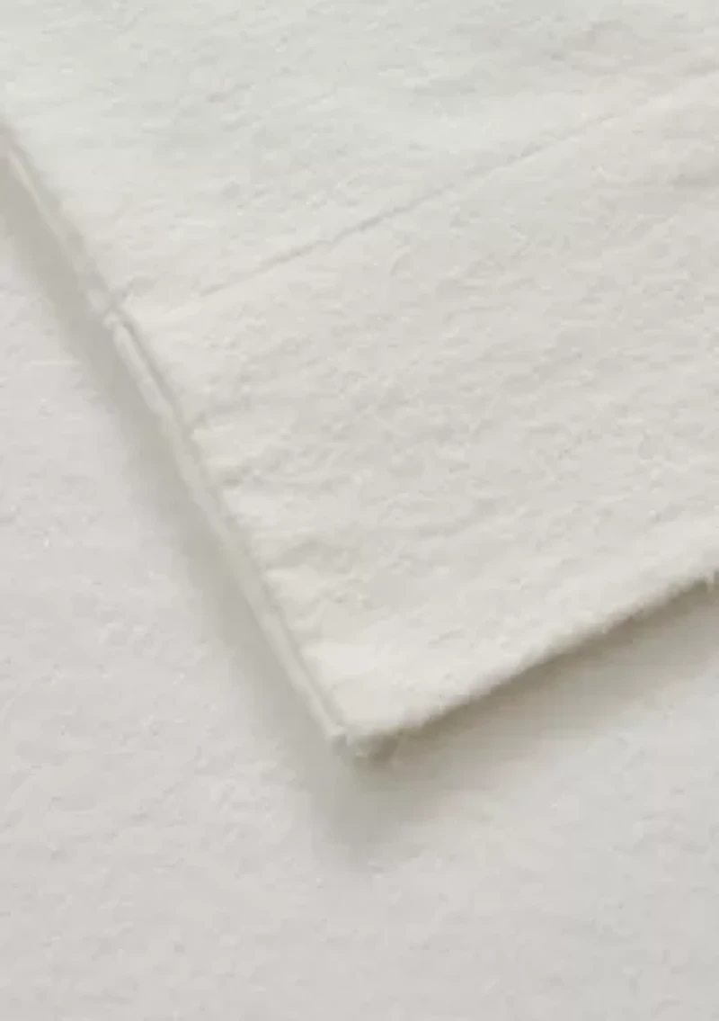 Oversized Cotton Flannel 4 Piece Sheet Set