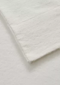 Oversized Cotton Flannel 4 Piece Sheet Set