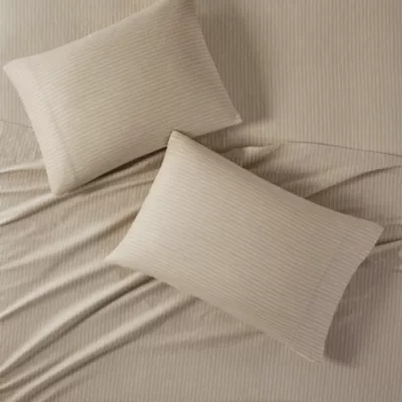 Oversized Cotton Flannel 4 Piece Sheet Set