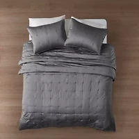 Ames 3 Piece Charmeuse Coverlet set