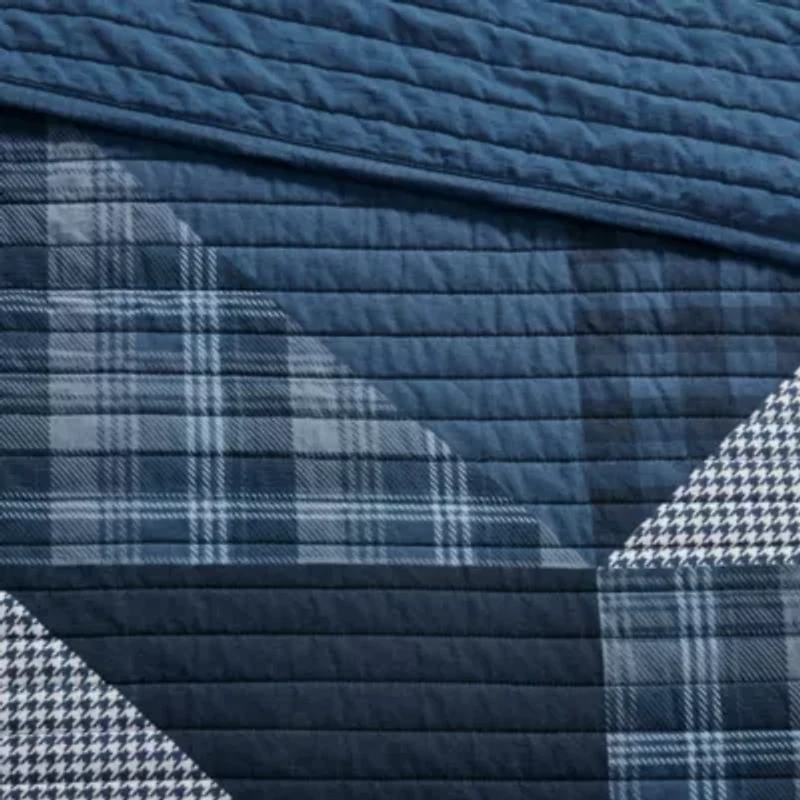 Olsen 3 Piece Oversized Cotton Quilt Set