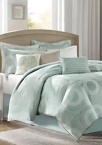 Baxter 7-Piece Comforter Set- Blue