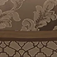 Bellagio 7-Piece Jacquard Comforter Set- Brown