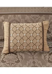 Bellagio 7-Piece Jacquard Comforter Set- Brown