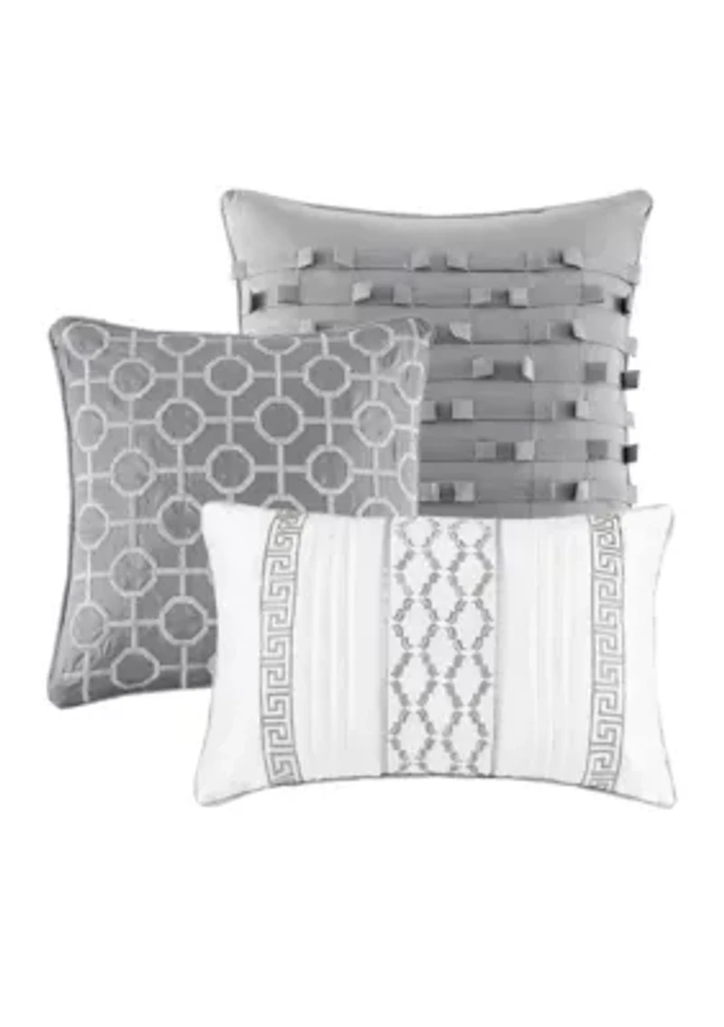 Bennett 7-Piece Comforter Set- Aqua