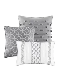 Bennett 7-Piece Comforter Set- Aqua