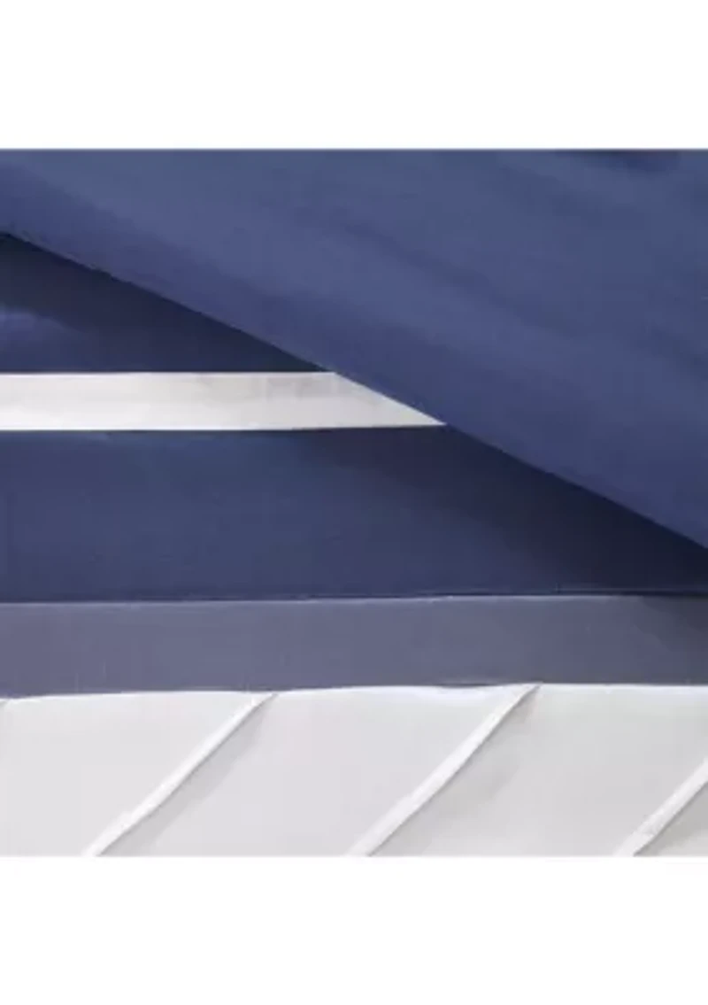 Blaire 7-Piece Comforter Set-Navy