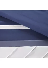 Blaire 7-Piece Comforter Set-Navy