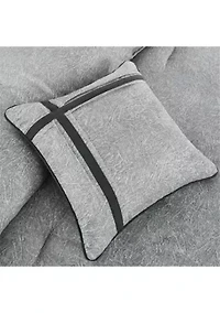 Boone 7-Piece Comforter Set- Brown