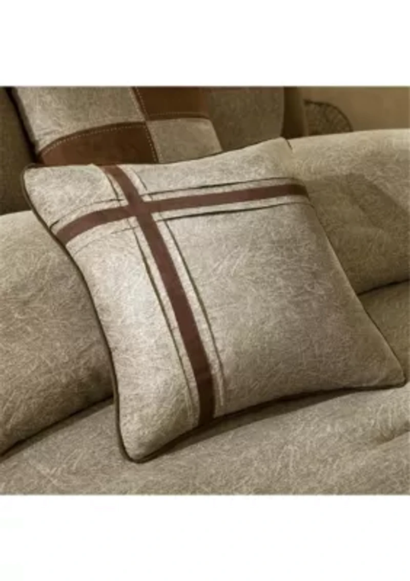 Boone 7-Piece Comforter Set- Brown