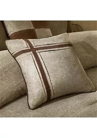 Boone 7-Piece Comforter Set- Brown
