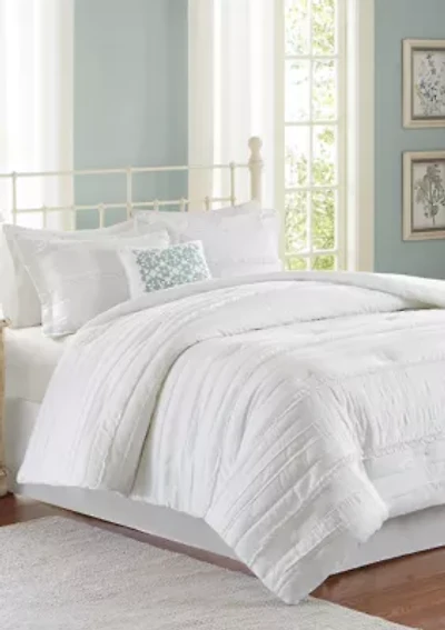 Celeste 5-Piece Comforter Set - White